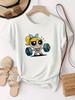 Women's Workout T-Shirt - Stretchy Gym & Casual Top with Weightlifting Graphic Harajuku Short Sleeve Casual  Aesthetic Clothes