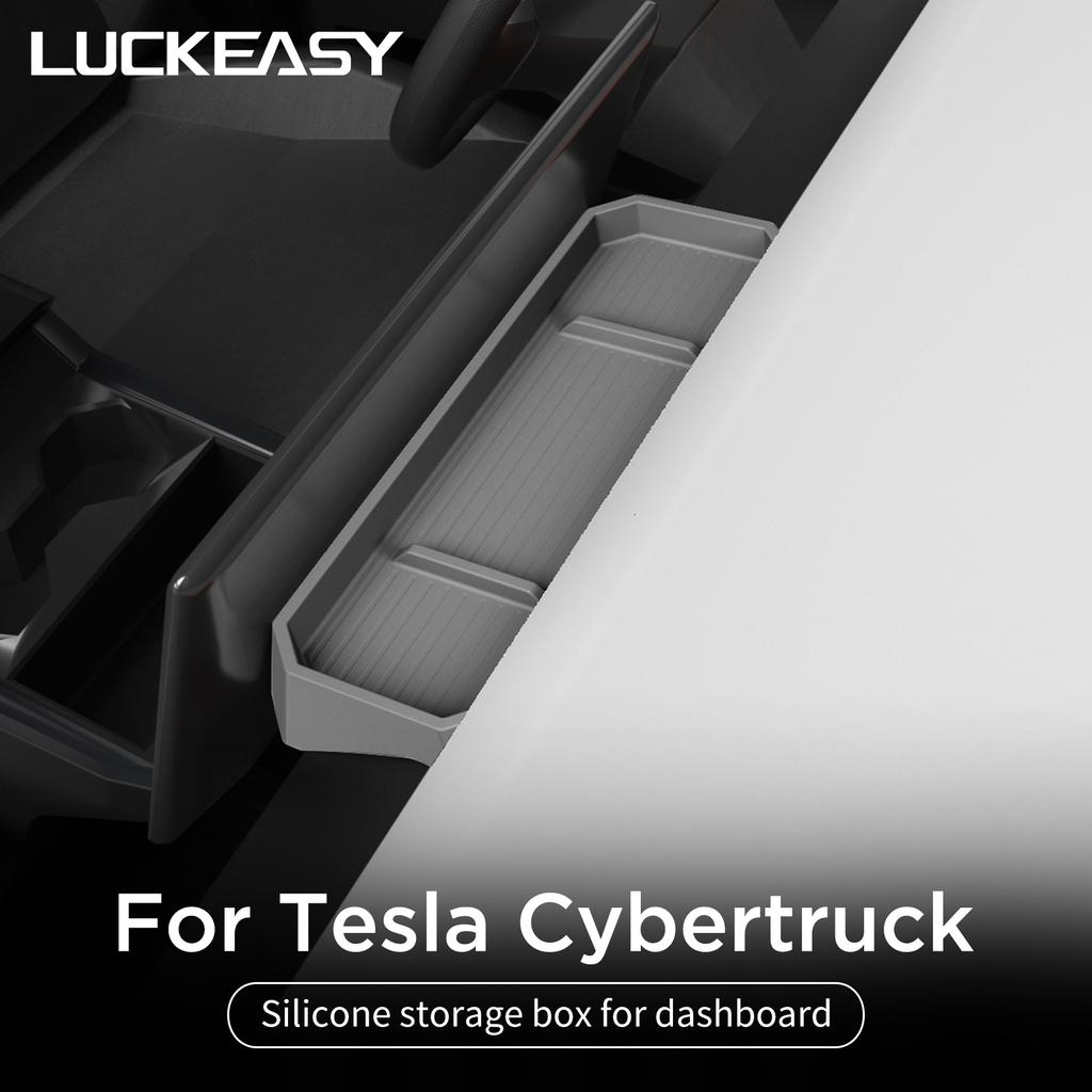 For Tesla Cybertruck 2026 2026 Car Dashboard Storage Box Central Control Screen Rear Storage Tray Auto Interior Accessories 1pc