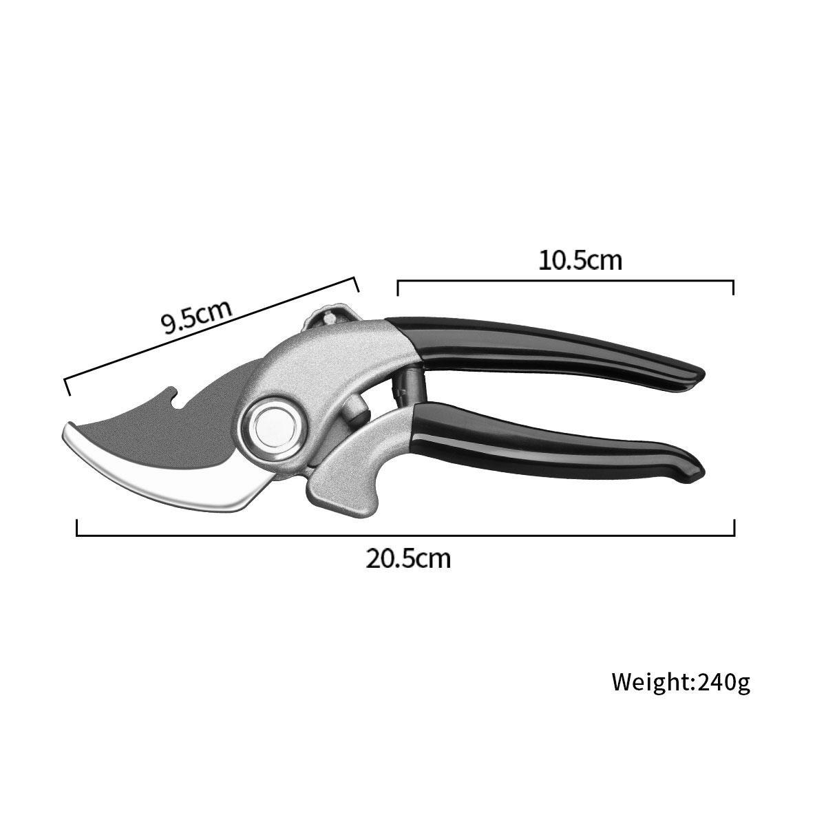 

SK5 Steel Gardening Scissors Heavy Duty Effortless Pruning Trees Fruit Picking Ergonomic Non Slip Handle