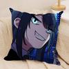 AAdoS anime cute Cushion Cover Silky Short Plush Invisible Zipper Dustproof Sofa Pillow Case for Home Decor