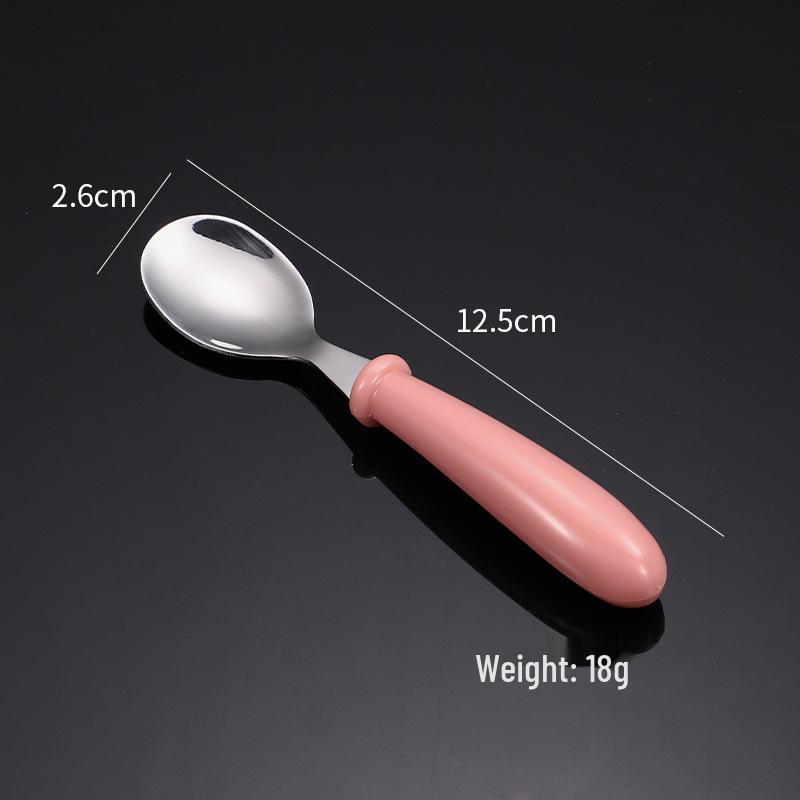 

Набор детских мультяшных ложек и вилок из нержавеющей стали - 304 Удобный для детской еды