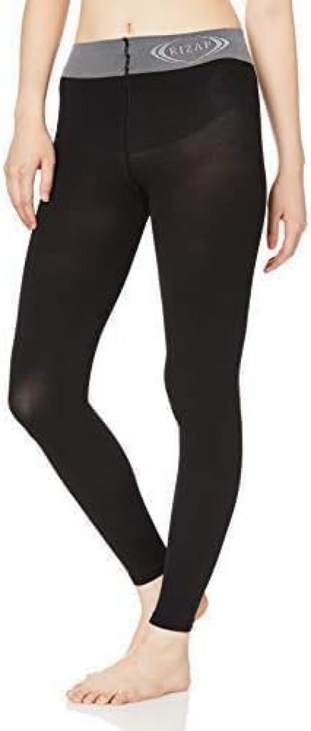 Gunze RIZAP Shape Compression Increase Calorie Burn While Leggings, Leggings, Walking, 10-Length Leggings, Women's, Regular, M-L