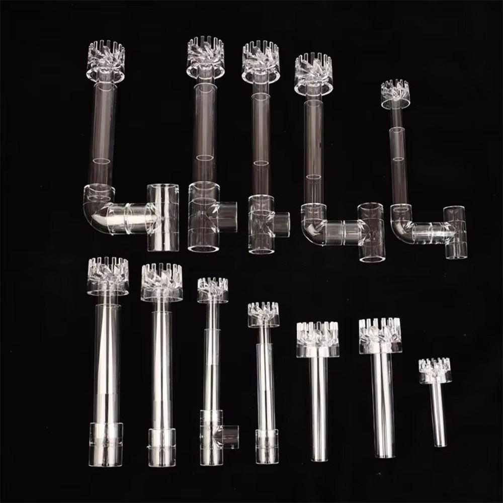 Surface Aquarium Water Plant Tank Filter Water Plant Acrylic Lily Pipe Spin Fish Tank Accessories