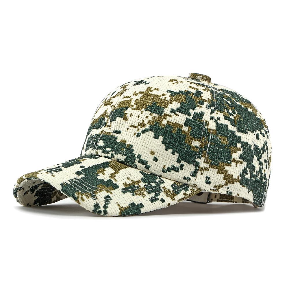 Sombrero de Verano para Hombre Gorra de Béisbol de Paja Sombrero Protector Solar para Exteriores Gorra Transpirable para Mujer
