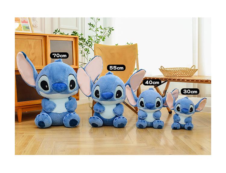 Long-haired Stitch Doll Plush Toy - Lilo & Stitch Hugging Cushion