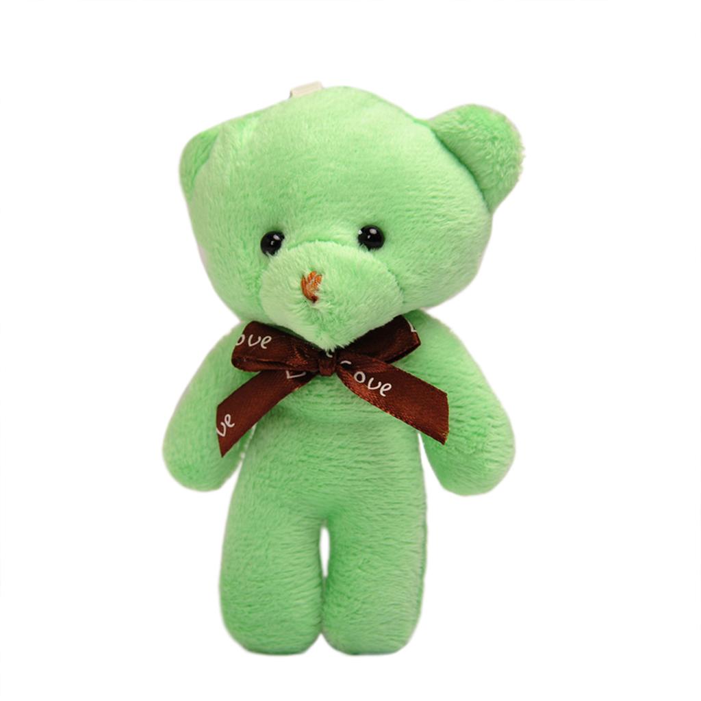 5.1inch Bear Plush Doll Soft Stuffed Animal Plushies Keychain Pendant Cute Bear Plush Toys For Gifts Keychain Backpack Decoration