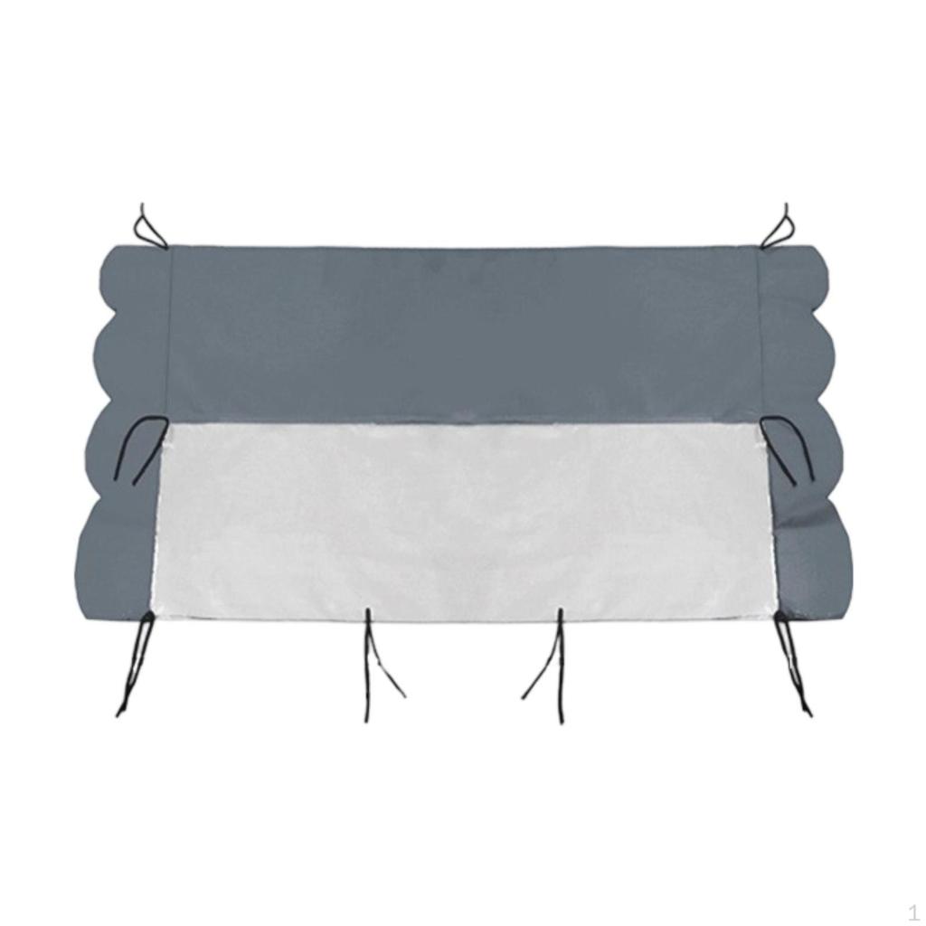 Forklift Cover Top Awning with Transparent PVC Skylight Shade Waterproof Canopy for Snow