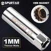 Spurtar 14mm Spark Plug Socket 3/8-inch Drive Thin Wall Magnetic Spark Plug Socket - 12-Point Design Compatible with BMW, Mercedes, Nissan, Mini