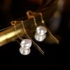 Design new simple ins style Korean version temperament natural freshwater pearl retro chain stud earrings pearl earline