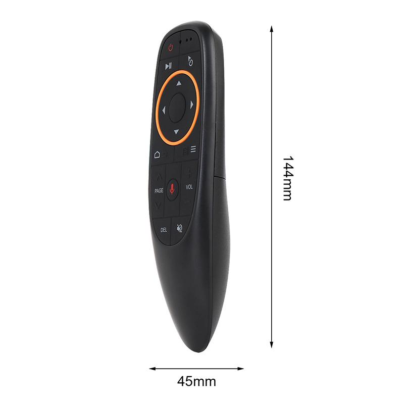 G10S Air Mouse Pilot głosowy 2.4G Bezprzewodowy Żyroskop Uczenie podczerwienią Dla H96 Max X88 Pro X96 Max Android TV Box Hk1