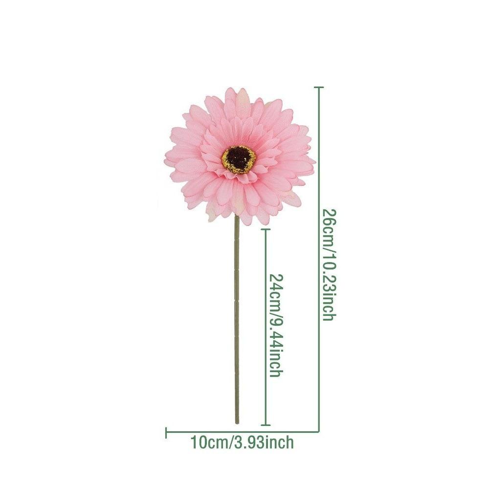 1pc Chrysanthemum Flowers Artificial Flowers Bouquet Single Piece DIY Floral Materials Artificial Gerbera Flowers Soft Realistic
