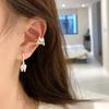 Cartoon Cute Drip Oil Cat Ear Clip: No Piercing Needed, Stylish & Sweet Fashion for Women, Teens, and Girls.
