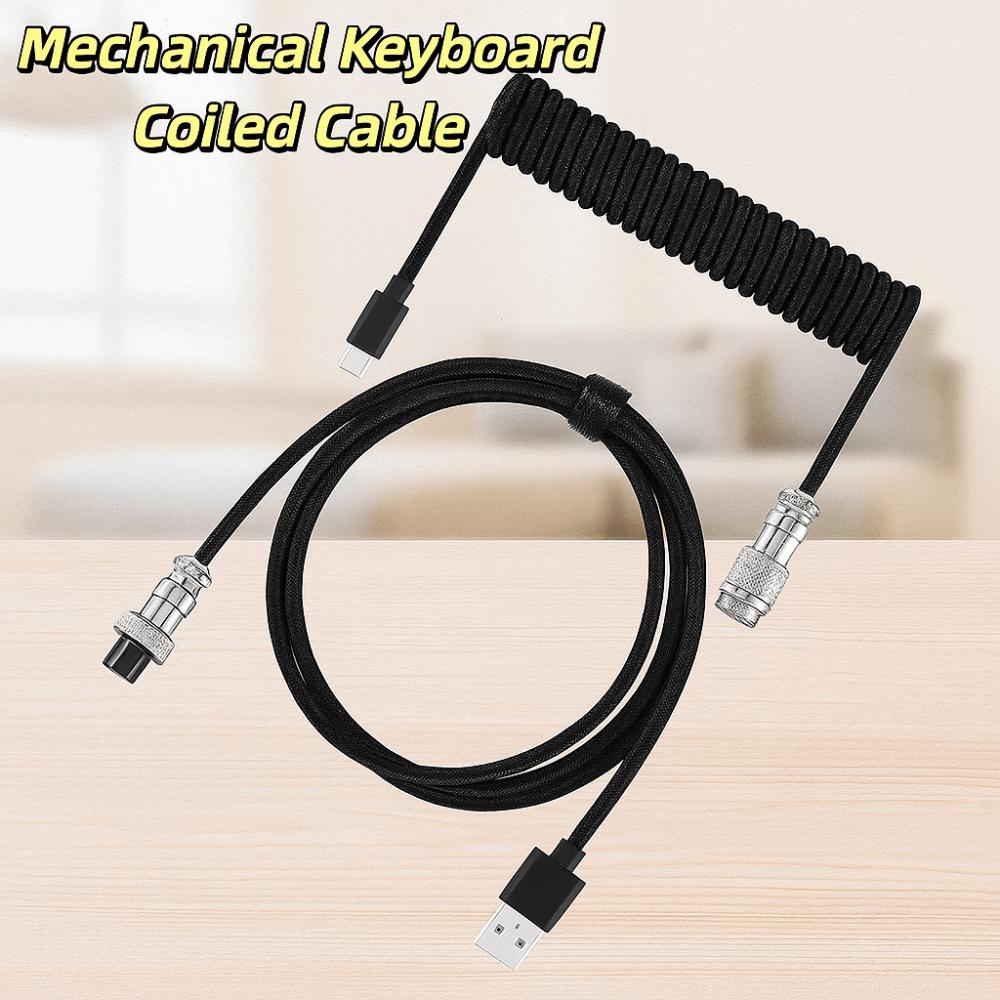 Max 3M Length Mechanical Keyboard Type C USB Cable Desktop Computer