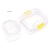 1Pcs Plastic Dental Lab Storage Box with Film Denture Teeth Container Case - False Tooth Case Box with Membrane for Dental Lab