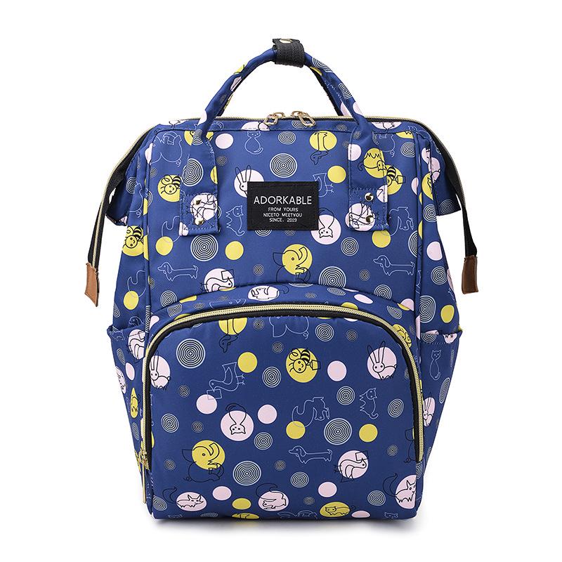 Trendy Large-Capacity Mommy and Baby Travel Backpack