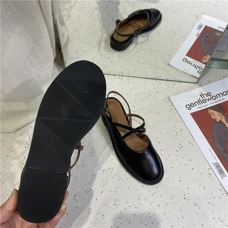 Ретро сандалии-гладиаторы с закрытым носком женские шлепанцы летняя обувь женская ремешок — фото 6