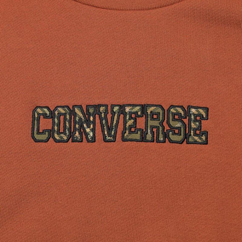 Converse Sweatshirt Men's Red Brown 10025633-A03