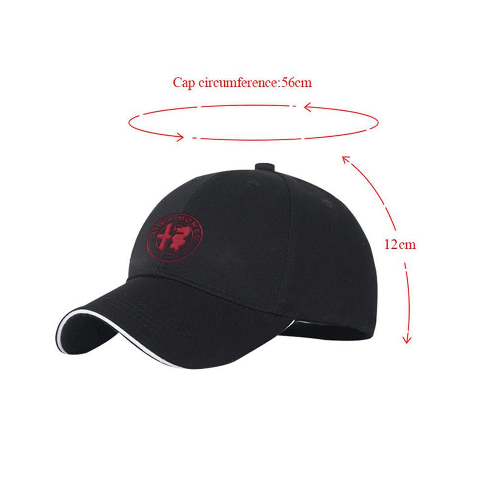 Car Stickers For Alfa Romeo Car Logo Duck Bill Baseball Cap Unisex Sports Hat Exterior Accessories for Alfa Romeo 159 156 Mito G