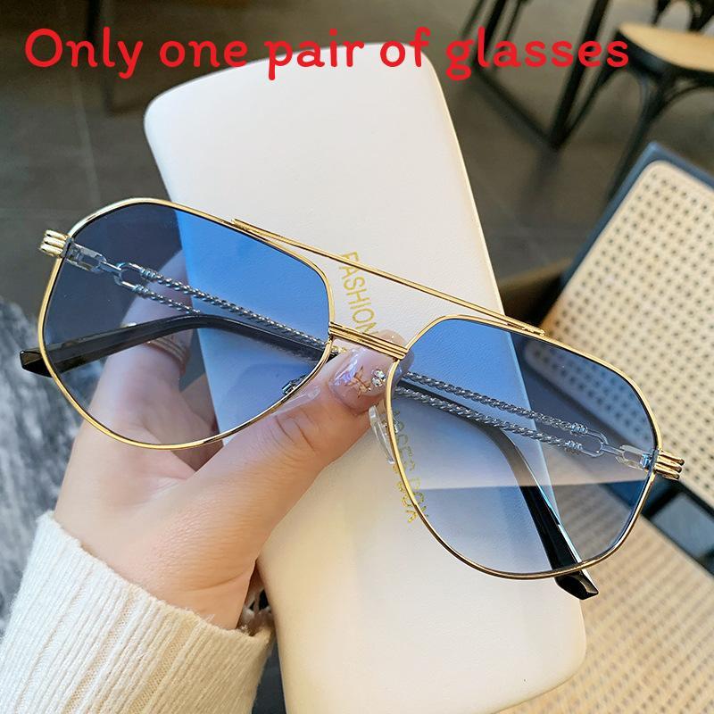 Vintage Mens Square Sunglasses With Uv400 Protection For Travel And Parties