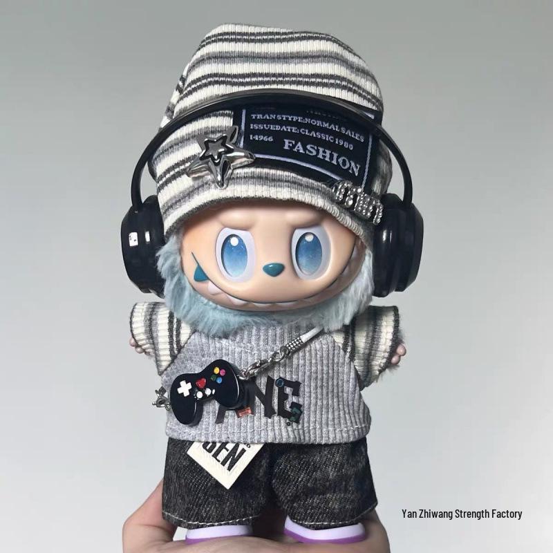 Coleção de Roupas para Boneca de Pelúcia Vinílica Labubu Tendência 2025