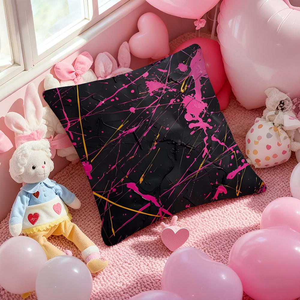 J-Jackson P-Pollock Abstrakte Kunst Kissenbezug Musterbedruckter Kissenbezug für Wohnzimmer Sofa Kissenbezug & Schlafzimmer Dekoration