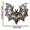 Hummingbird Stained Suncatcher Wall Acrylic Panel Window Home Room Decor Colorful Bird Plaque Hanging Pendant Garden Ornament
