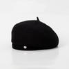 Herfst Wol Achtkantige Schelp Grote Hoofd Ronde Baret Dames Retro Literair Temperament Schildershoed Winter Warm Meisje Casual Hoed