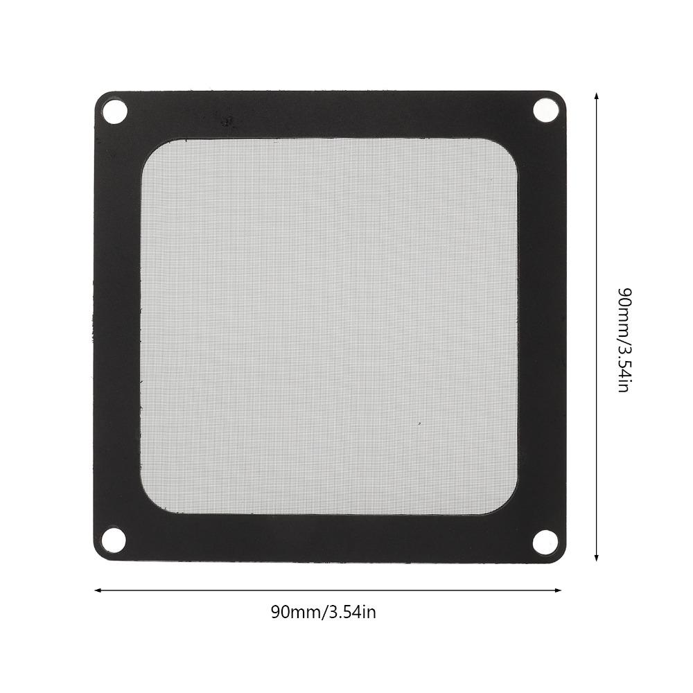 5PCS 90x90mm PC Chassis Dust Filter Nylon Mesh PC Dust Filter  Computer Cooler Fan