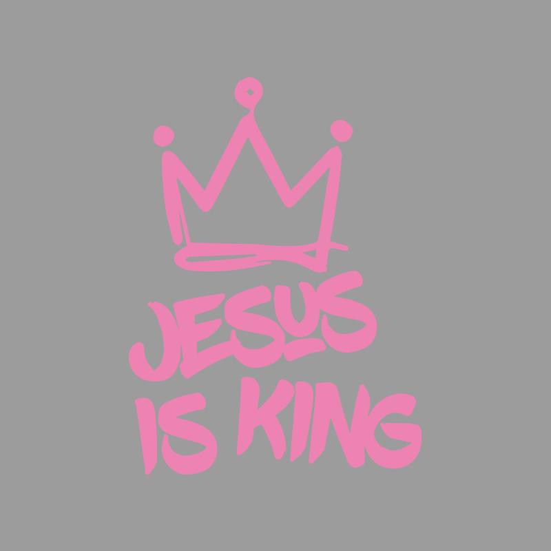 Jesus is King and wears a crown creative&funny stickers for cartoon fans&lover,high quality for car trucks motorcycles & laptops