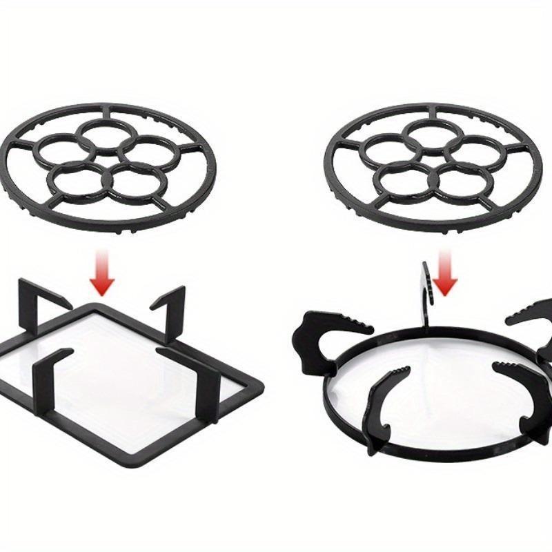 Kitchen Gas Stove Stand, Universal Pot Holder Cooktop Rack Small Milk Pot Anti-slip Shelf