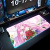 elysia Mouse Pad RGB Gaming Mousepad Big LED Pad PC Desk Mat Luminous Mouse Pad Large Keyboard Mats Table Rug With Backlit