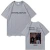 Crystal Castles Doppelseitig Bedruckte T-Shirts Unisex Wounisex Hip Hop Rock Übergroße T-Shirts Herren Gothic T-Shirt Unisexs Vintage T-Shirt B