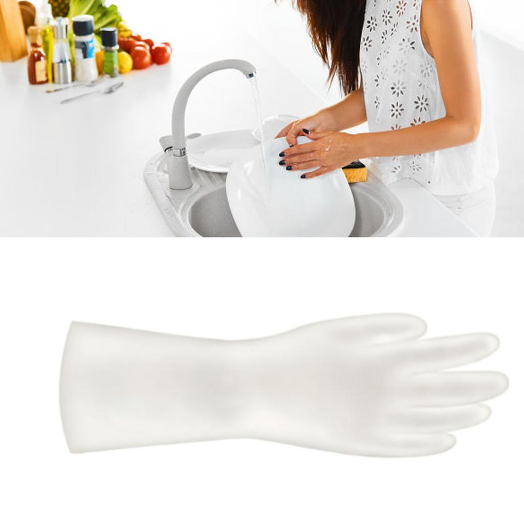 Wiederverwendbare Küchenputzhandschuhe PVC Verdickte Spülhandschuhe Rutschfeste Haushaltshandschuhe