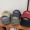 Embroidery Alphabet Baseball Hat Spring Summer Street Vintage Washed Soft Top Casual Cap Tide