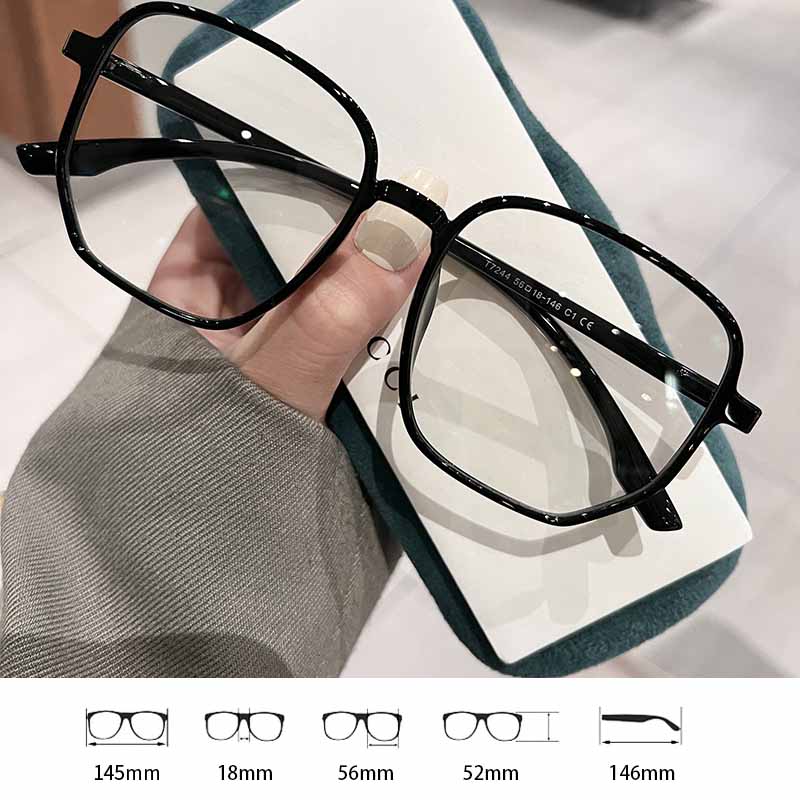 Blue Light Blocking Eye Protection Near Sight Eyeglasses Ultra Light Myopic Glasses Vintage Square Frame Short Sight Eyewear