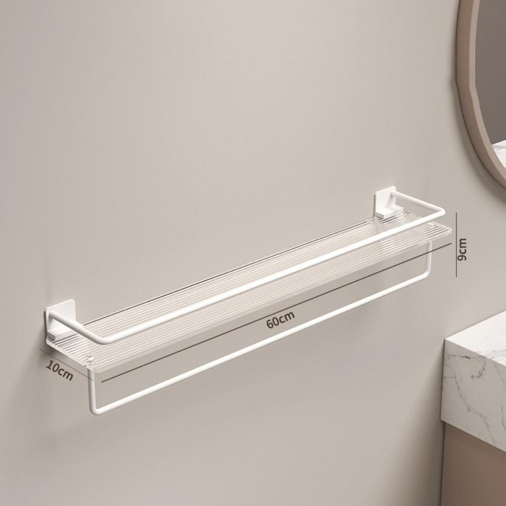 

Настенная полка для ванной комнаты, бесплатная полка для хранения косметики, новая полка для хранения в ванной комнате, кухня 60cm-with Rod