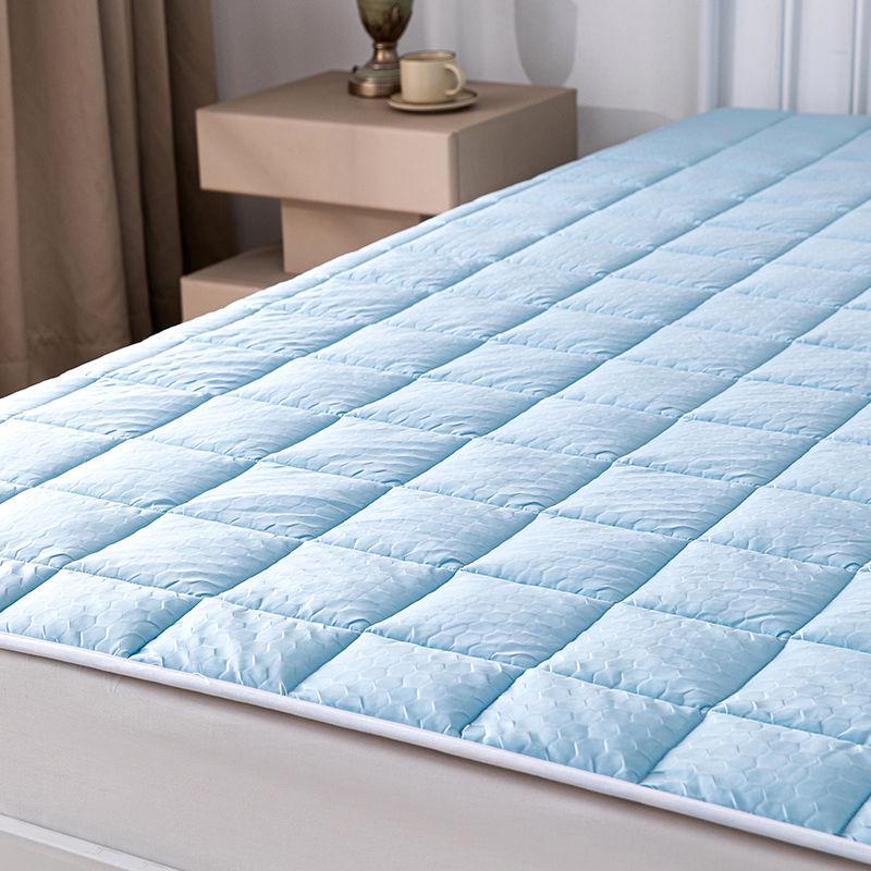 Silk Enjoy PCM Temperature-Controlled Double-Sided Mattress Topper, Machine Washable, 4 Seasons Use, Student Dorm Pad.