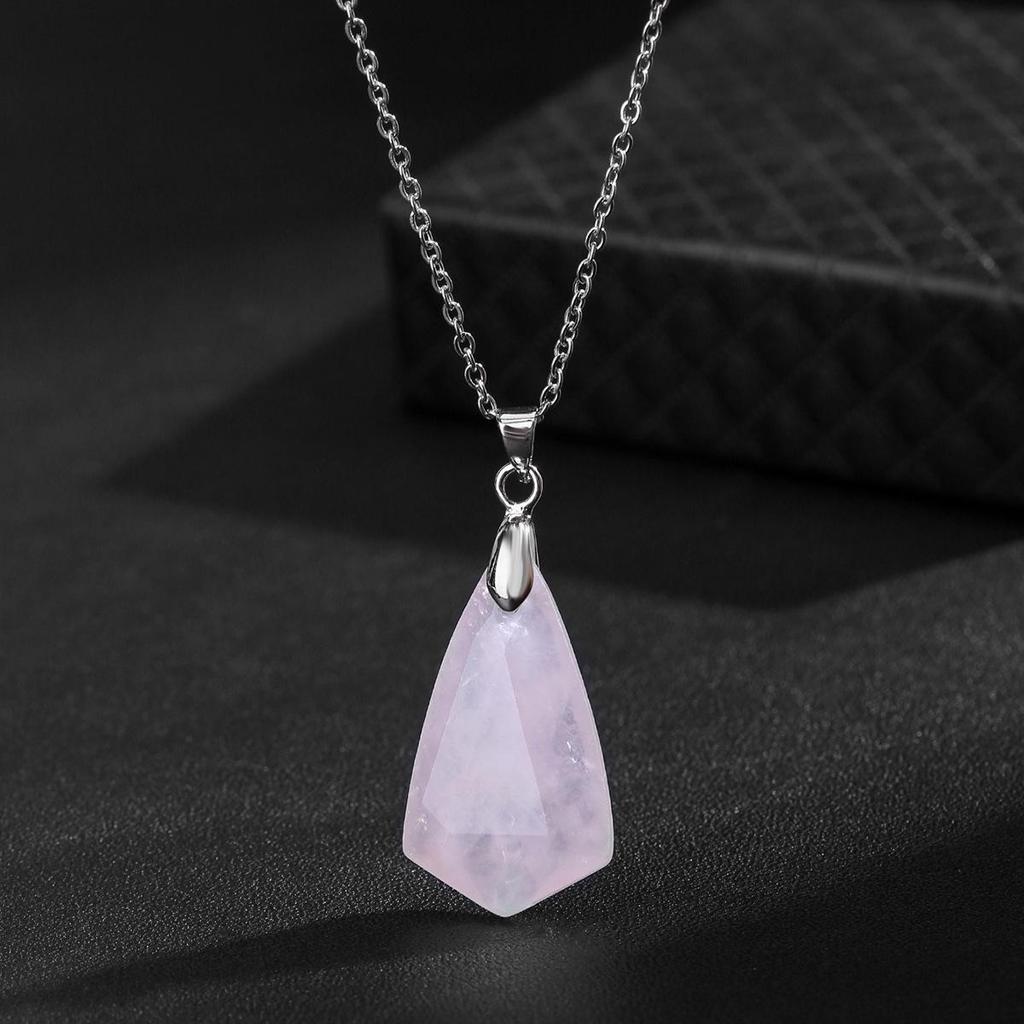Bohemian Amethyst Crystal Pendant Necklace
