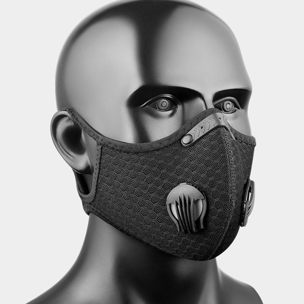 Earhook Cycling Mask Dustproof Adjustable Nose Clip Reusable Mesh Sports Mask