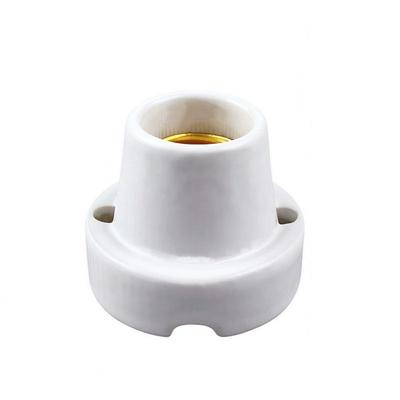 1Pcs Lighting Fittings E27 Socket Screw Ceramic Waterproof Explosion-Proof Lamp Holder Outdoor Engineering Modified Lamp Base