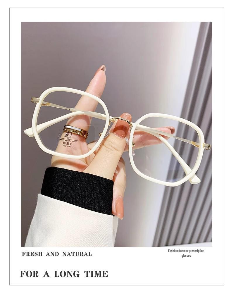 

Женские металлические очки с большой оправой, многоугольной формы, с защитой от синего света, слим-дизайном и совместимые с линзами по рецепту.