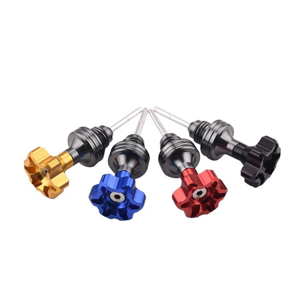 Level Gauge Motorcycle Engine Oil Dipstick Filler Cap Aluminum Oil Filler Cap Engine Crankcase Oil Level Gauge