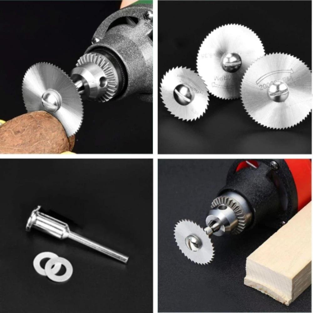 Long Shank Steel Saw Blades Short Shank HSS Saw Blade Rotary Tool Cutting Discs Power Tool Use