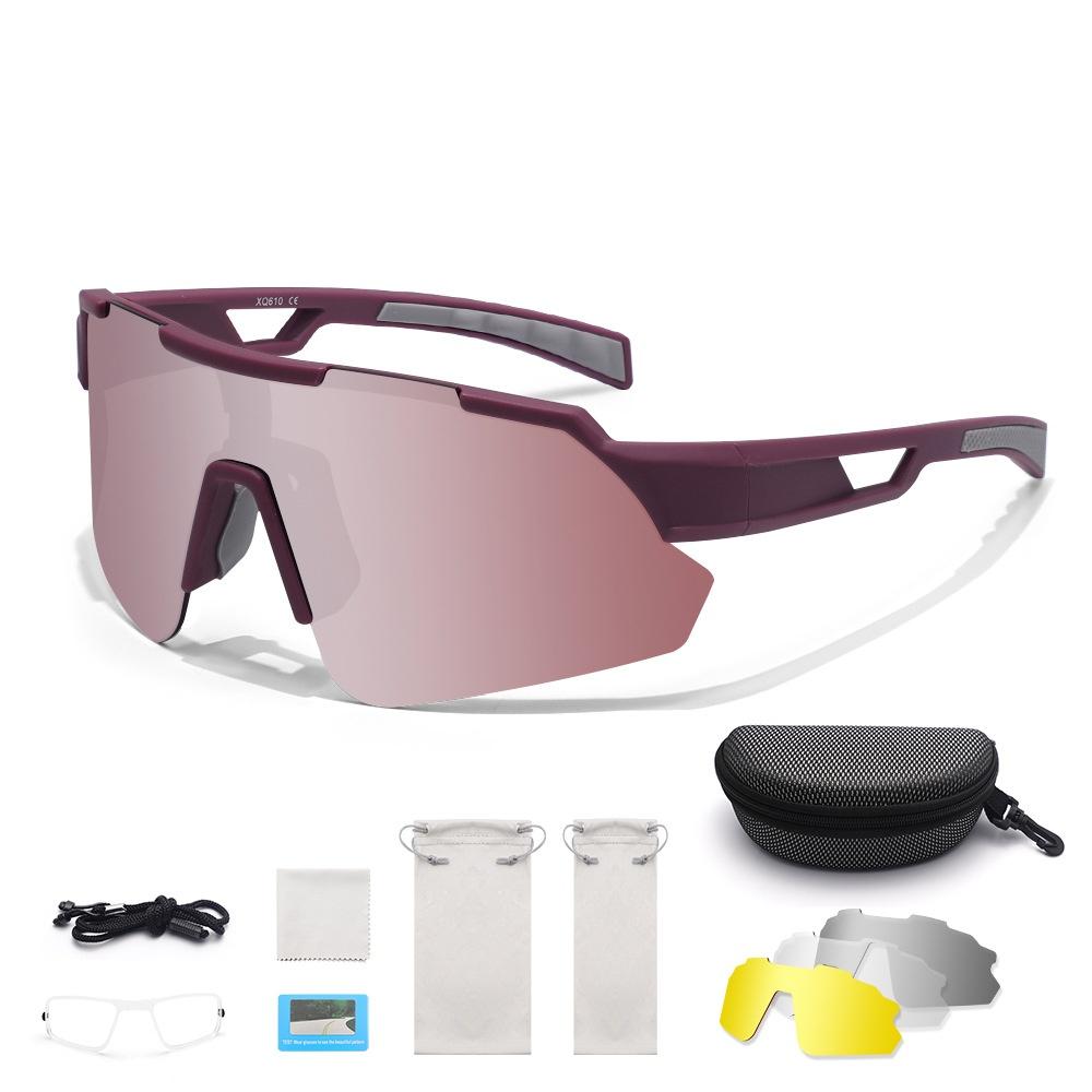 

Очки для езды на велосипеде, поляризационные очки для занятий спортом на открытом воздухе, солнцезащитные очки для бега, очки для горного велосипеда бордовый