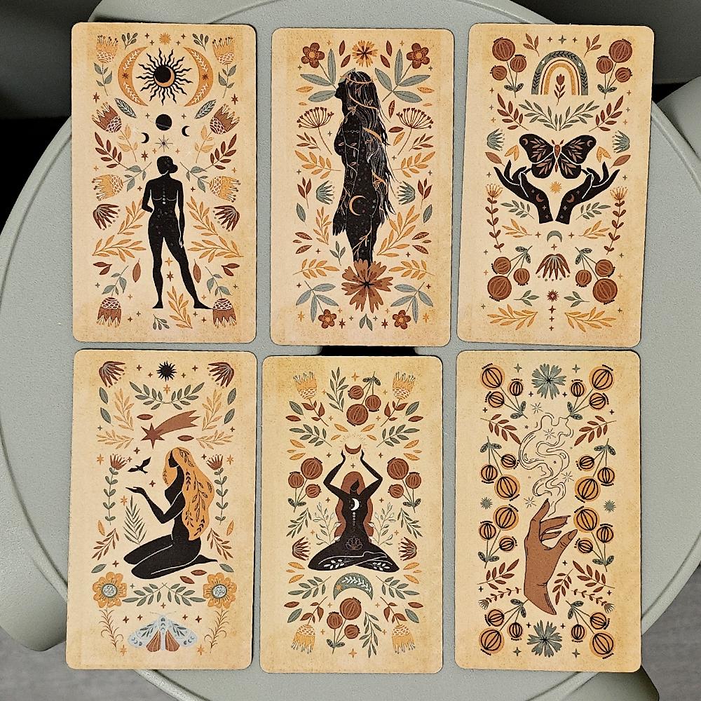 Witch Magick Oracle Deck 10.3*6cm 40 Pcs Inspiration Cards with Keywords