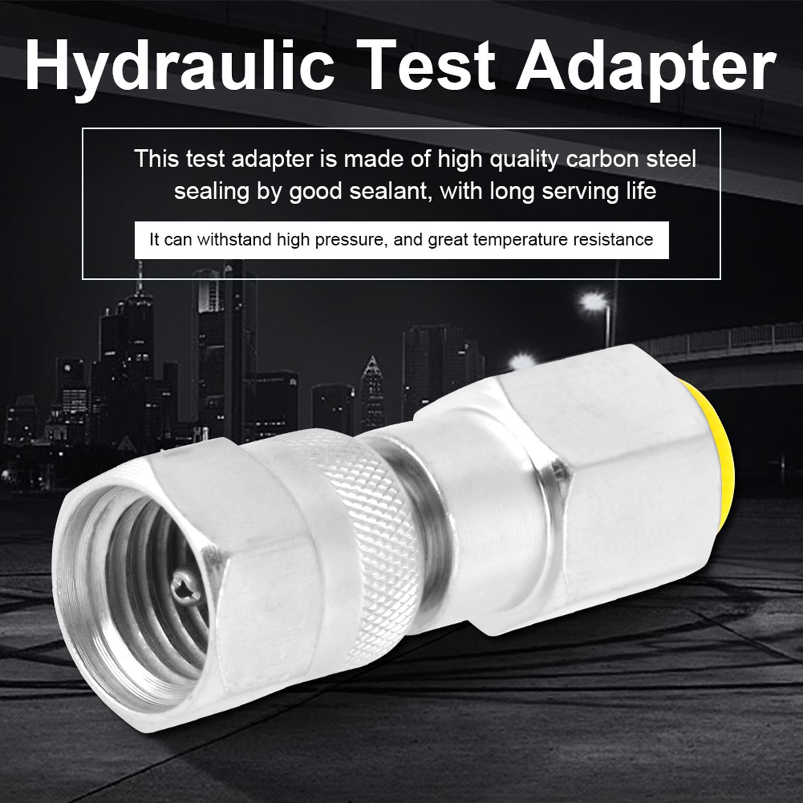 

1 pcs G1 4 to M16*2 Thread Pressure Test Point Testing Coupling Adapter for Hydraulic System