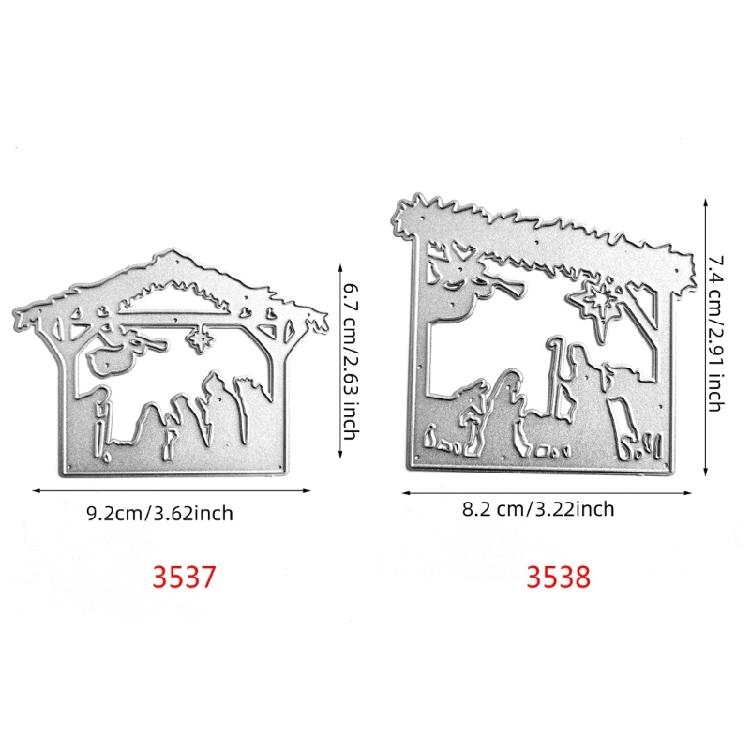 Prayer House Metal Die Cuts Embossing Template Stencil Scrapbooking for Card Die
