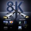 Type C to HDMI-Compatible HDTV Cable 4K@120Hz 8K@60Hz USB C to HDMI Cable for Air iPad TV Converter MacBook USB-C HDMI Adapter