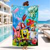 Bob And Friends Adventure Beach Towel, Super Soft Microfiber, Perfect Gift for Her/Him, Birthday, for Pool, Beach, Travel, Decor Beach Party