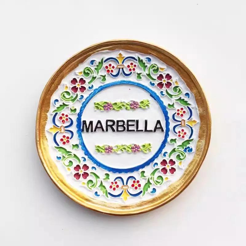 Spain Tourist Souvenris Fridge Magnets Toledo Barcelona the Sagrada Família Valencia Fridge Stickers Home Decor Birthday Gifts